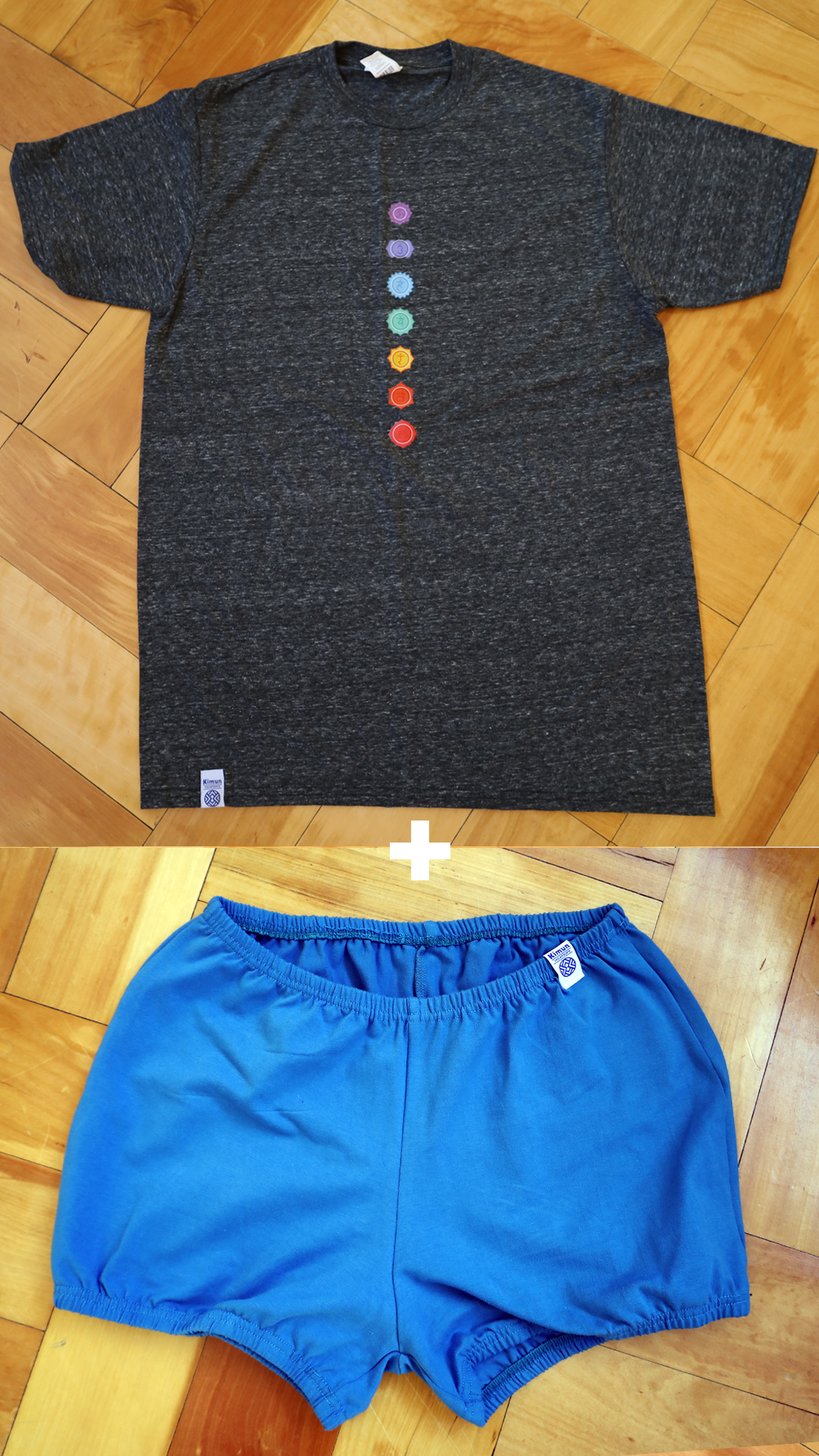 Polera Chakras Hombre + Short