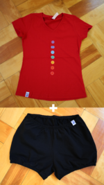 Polera Chakras Mujer 01 + Short
