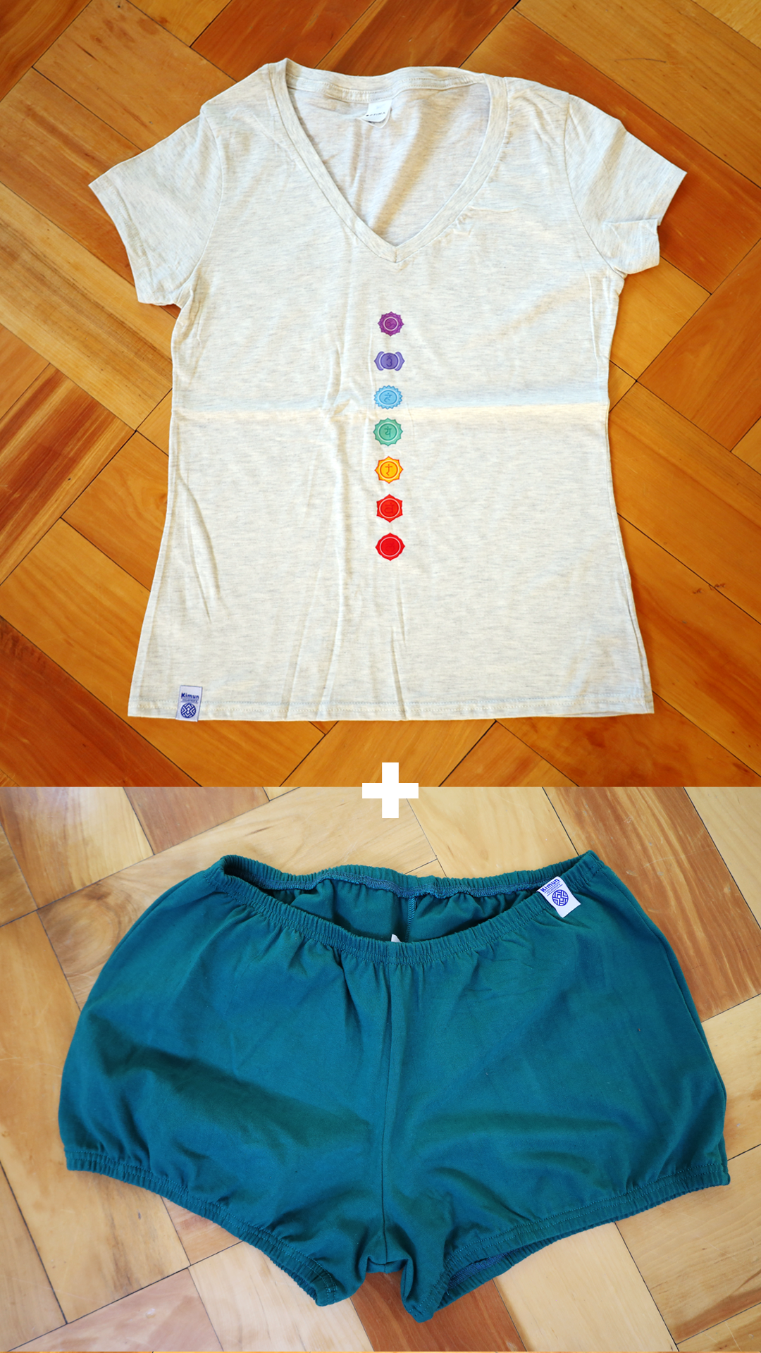 Polera Chakras Mujer 02 + Short